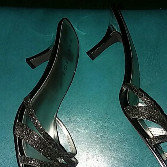 AUTH RAMPAGE FRANKIE 9 HEALS*AS 10*BLK SPARKLE* - Picture 4 of 8